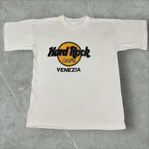 Vintage Hard Rock Cafe Venezia Venice Italy White Tee Shirt - XL